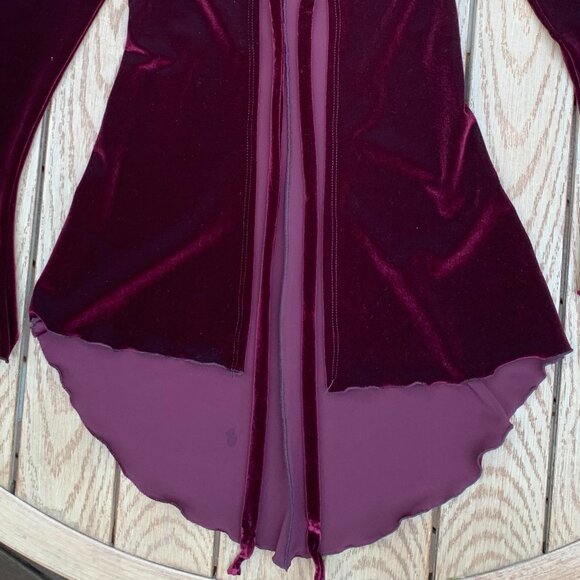 Fairy Flair Velour Long Sleeve Bell Cuff Pixie Robe Sz XS - Picture 16 of 16